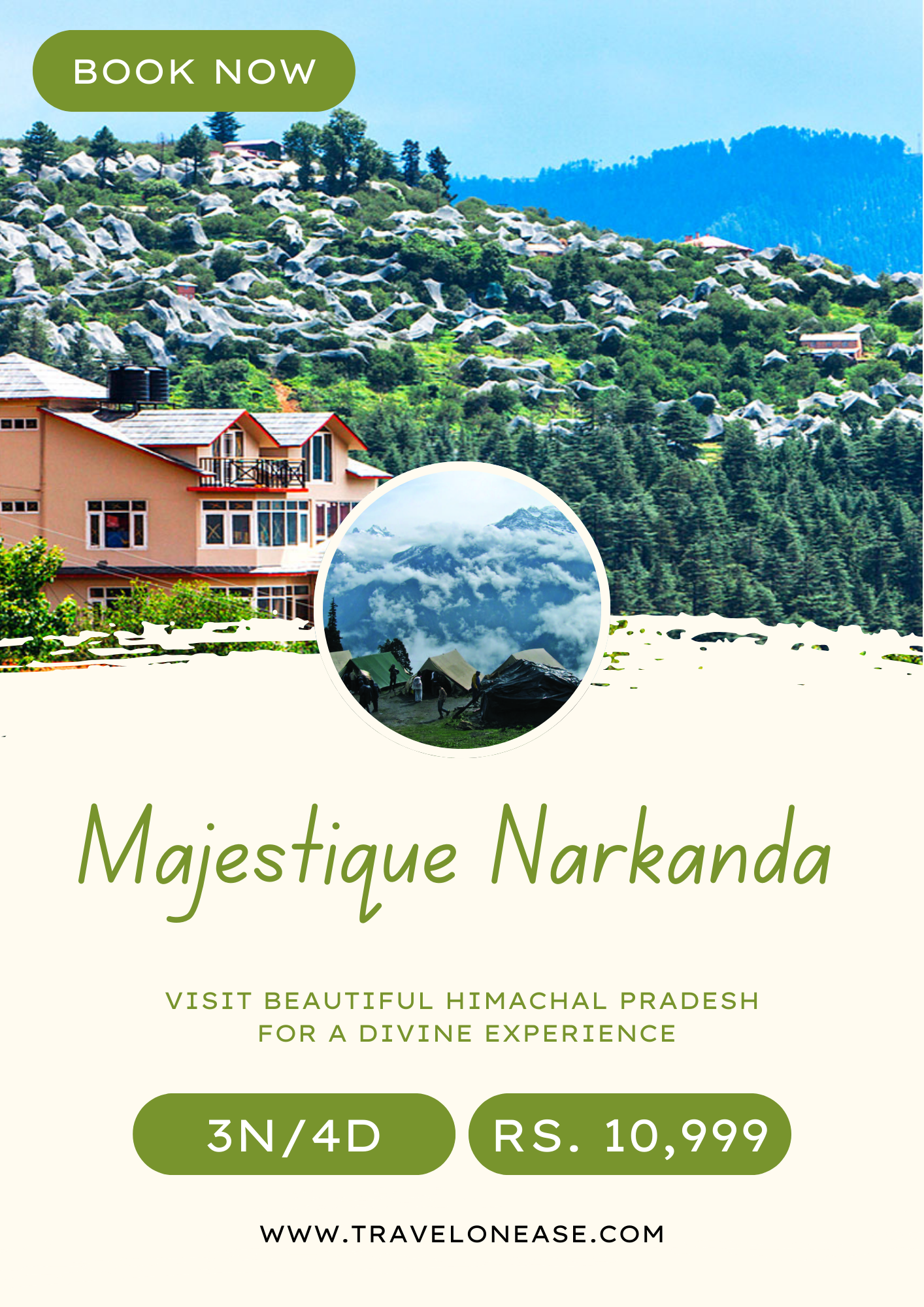 Narkanda  Tour Packages for 3 Night 4 Days - Travel On Ease